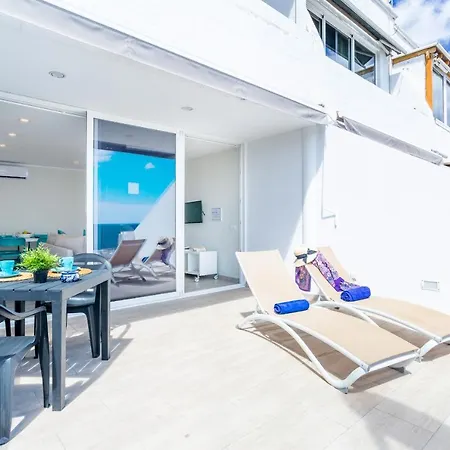 Daire Horizon Apartments Colinas Del Sol, Terraza Con Vistas Al Mar Y Piscina Compartida Puerto del Carmen (Lanzarote)